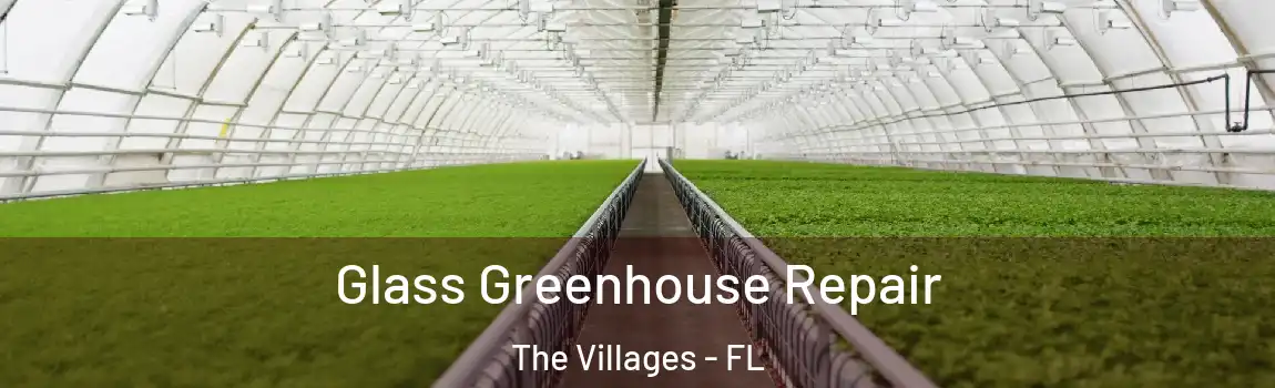 Glass Greenhouse Repair The Villages - FL